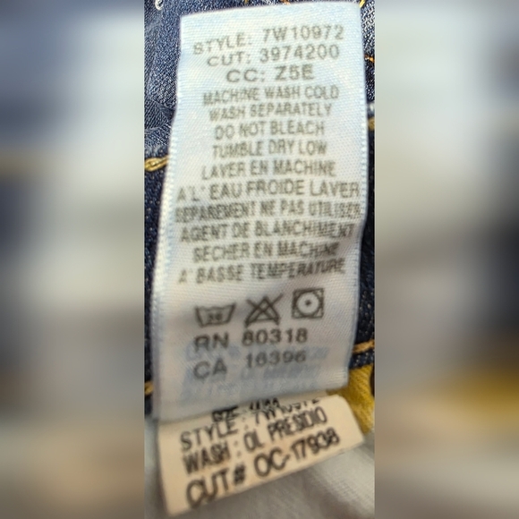 Lucky Rider Distressed Jeans, Women's Size 14 - Picture 11 of 13